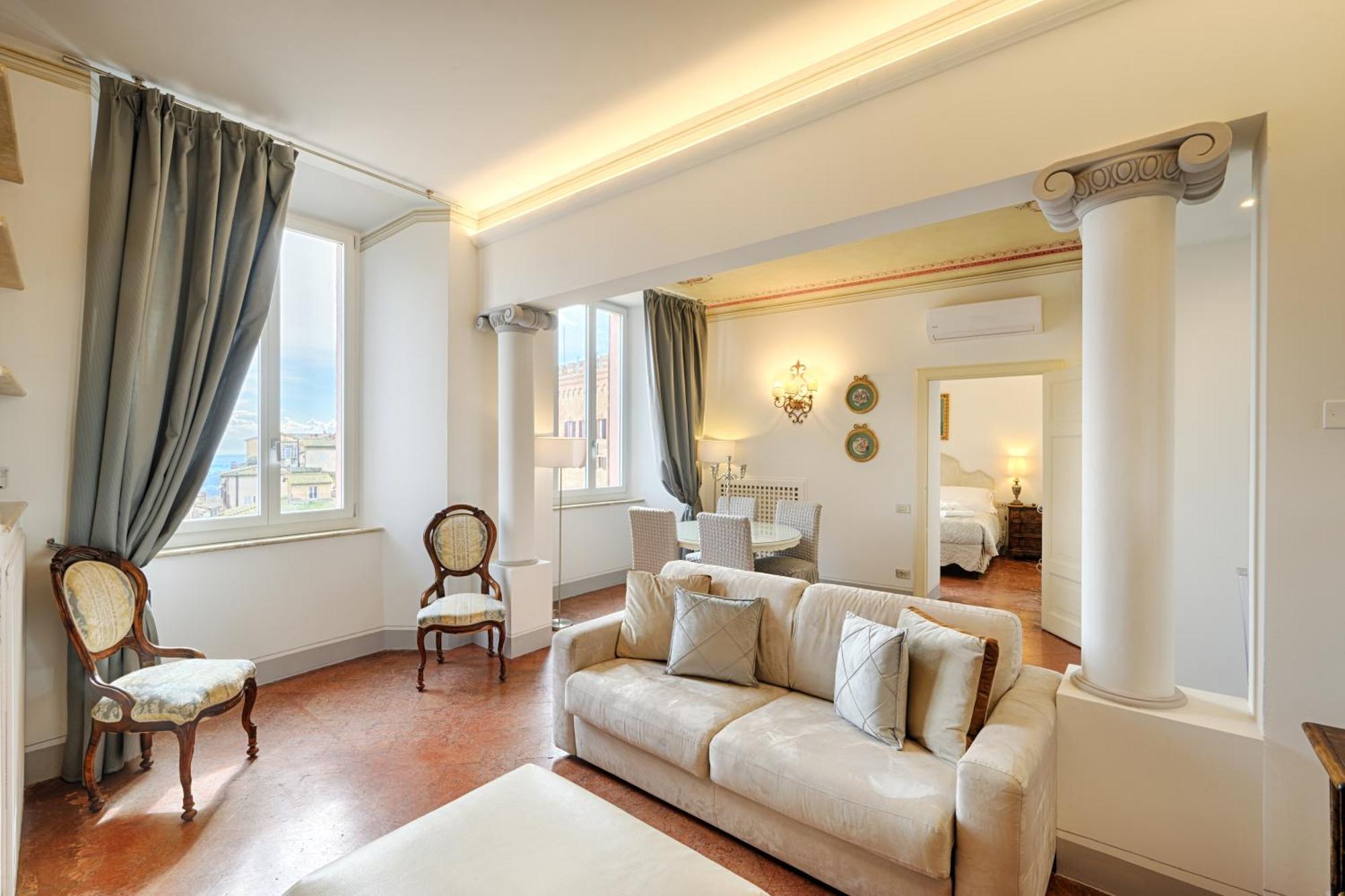 Palazzo Lenzi Apartment Siena Bagian luar foto