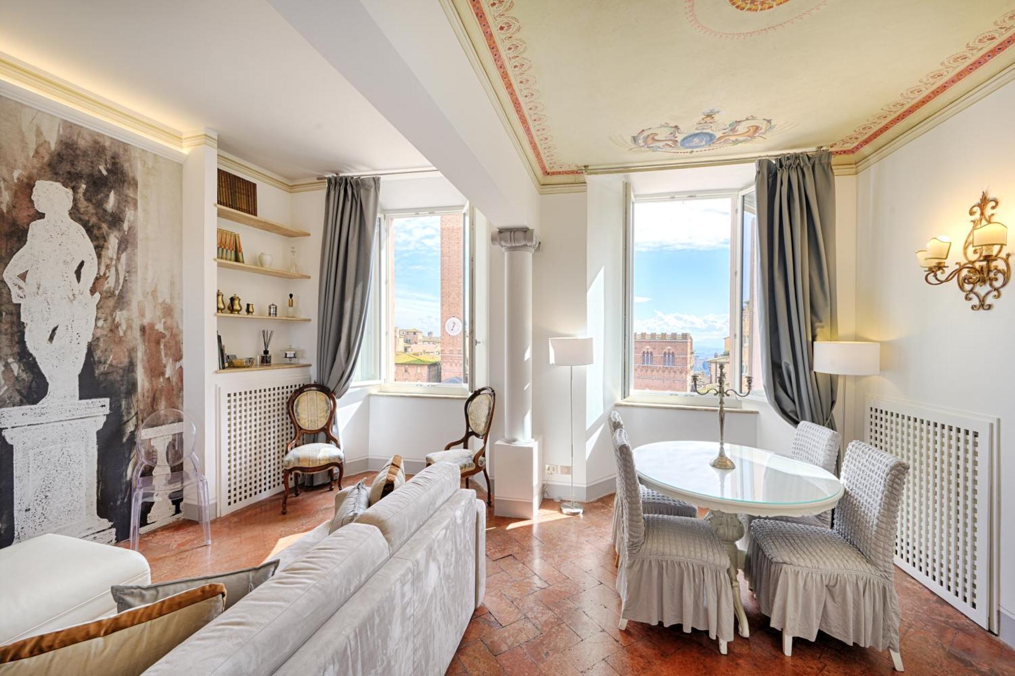 Palazzo Lenzi Apartment Siena Bagian luar foto